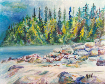 Landscape painting added